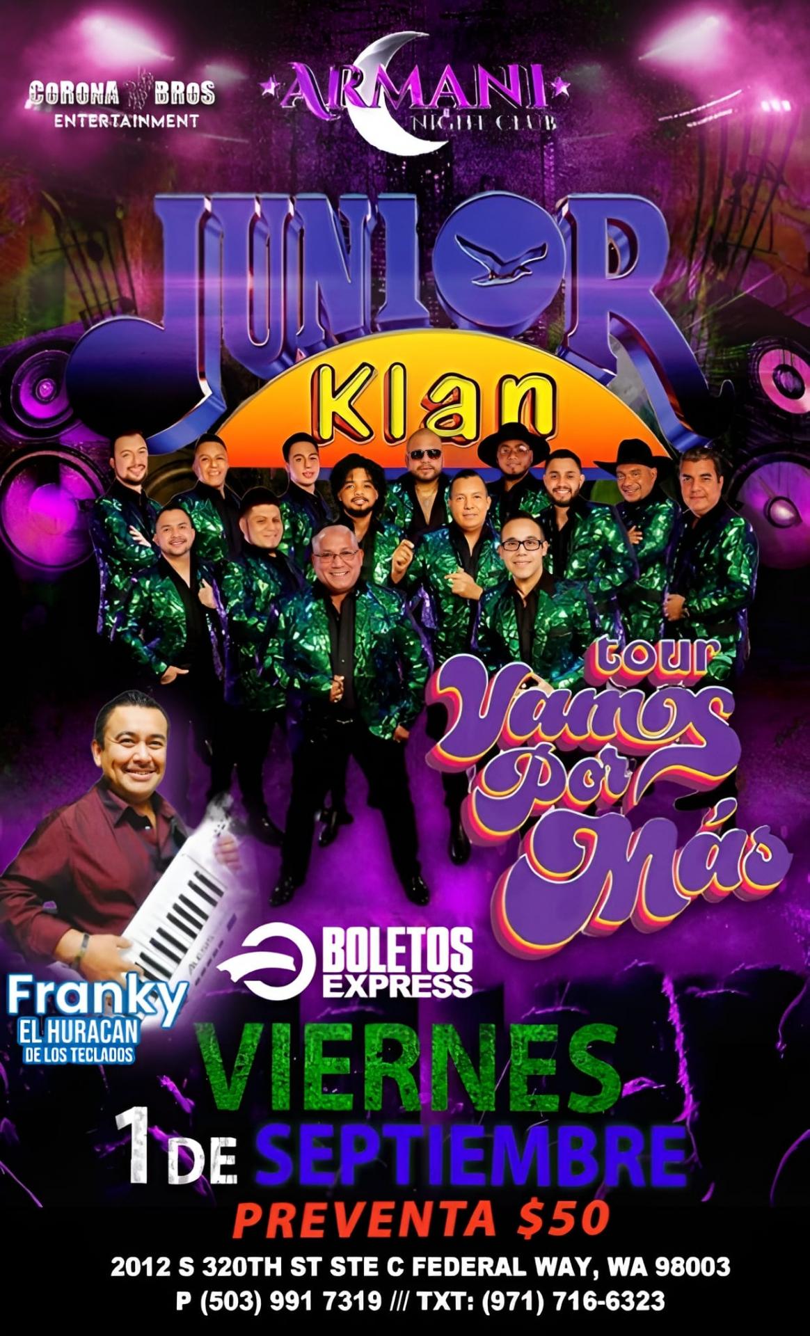 JUNIOR KLAN Tickets BoletosExpress