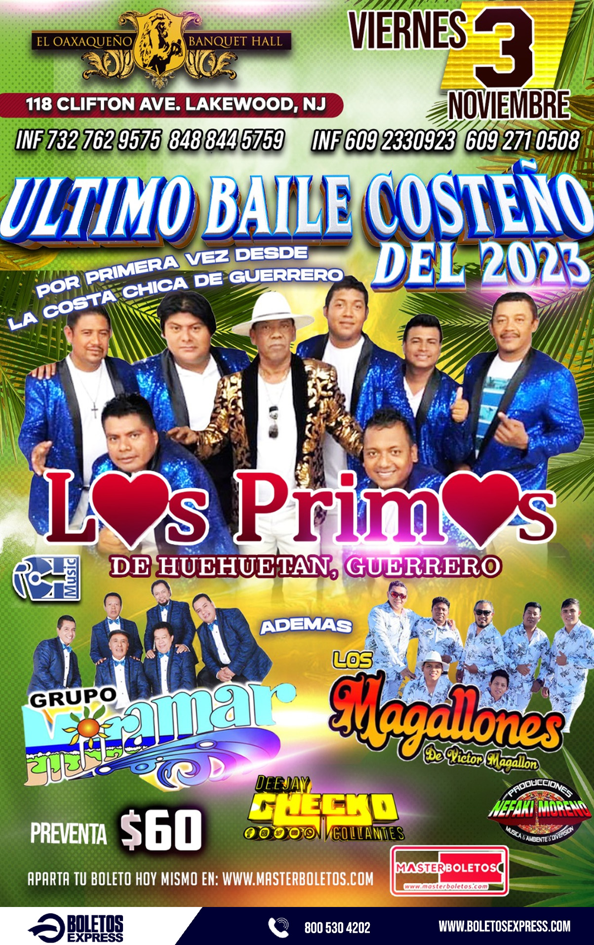 LOS PRIMOS DE HUEHUETAN - My Ticket VIP