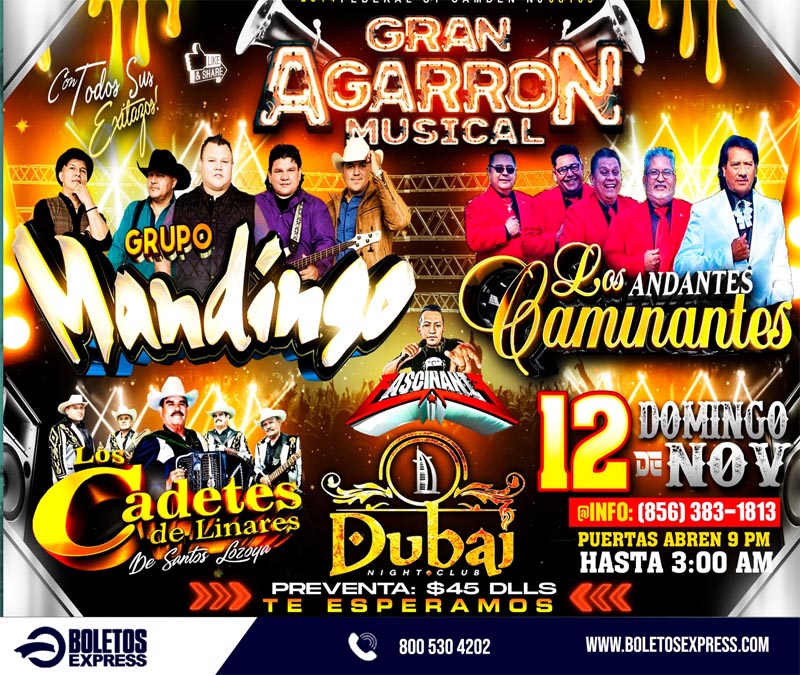 FESTIVAL DE LA HISPANIDAD ULTIMO JARIPEO EN ATLANTIC CIY NY LOS RIELEROS  DEL NORTE K-PAZ DE LA SIERRA DAREYES DE LA SIERRA Tickets - BoletosExpress