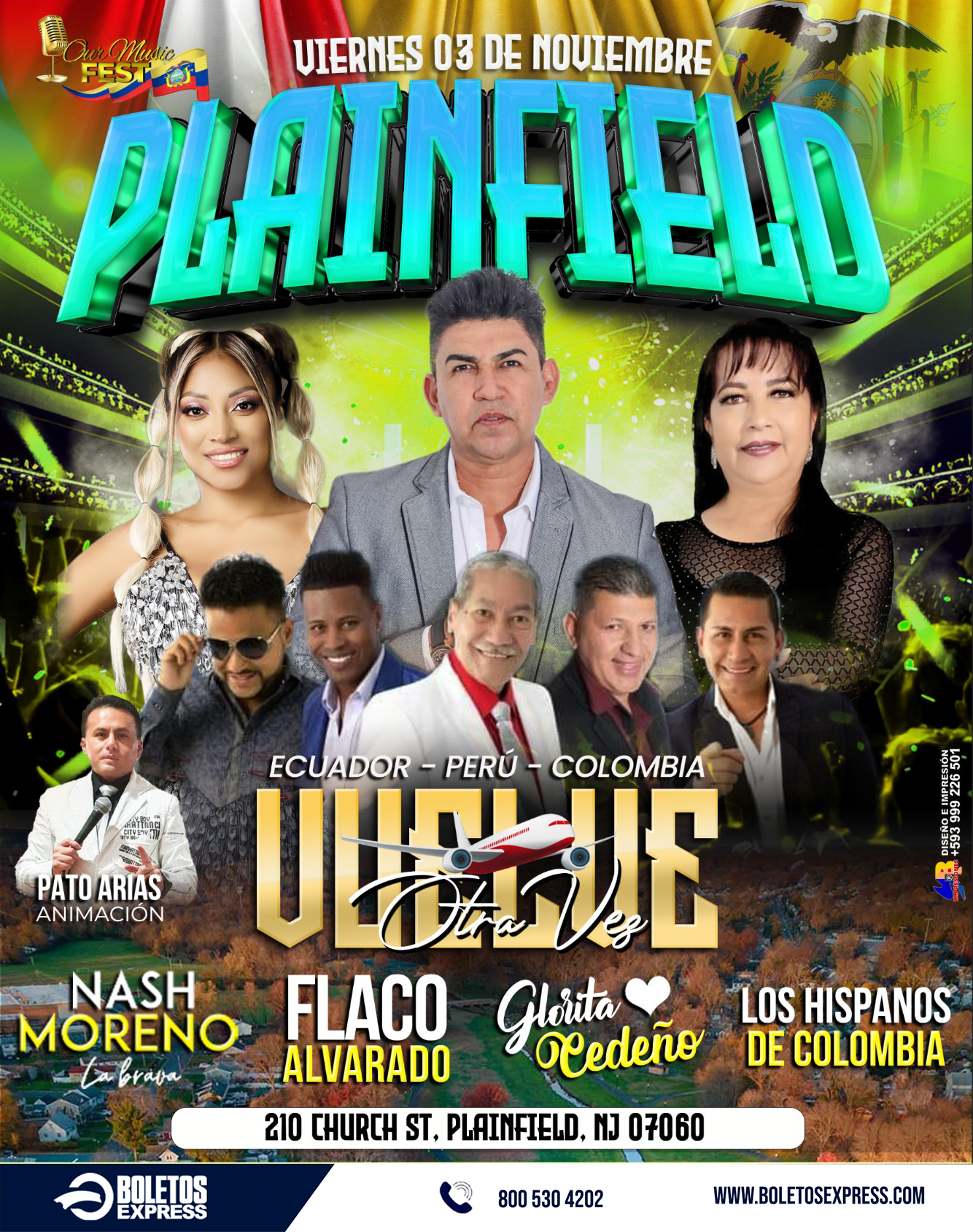 FESTIVAL DE LA HISPANIDAD ULTIMO JARIPEO EN ATLANTIC CIY NY LOS RIELEROS  DEL NORTE K-PAZ DE LA SIERRA DAREYES DE LA SIERRA Tickets - BoletosExpress