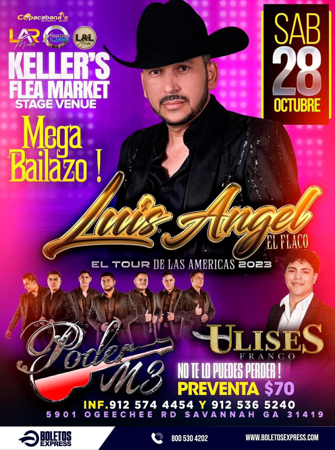 LUIS ANGEL EL FLACO Tickets - BoletosExpress