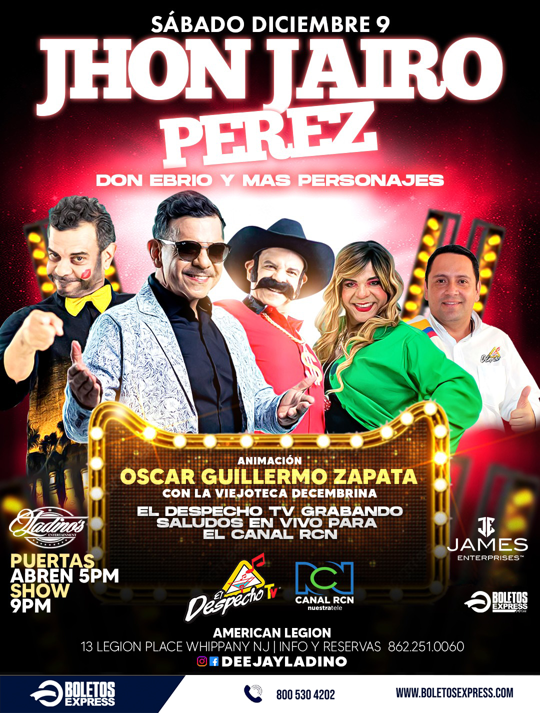 JHON JAIRO PEREZ, DON EBRIO Y MAS PERSONAJES