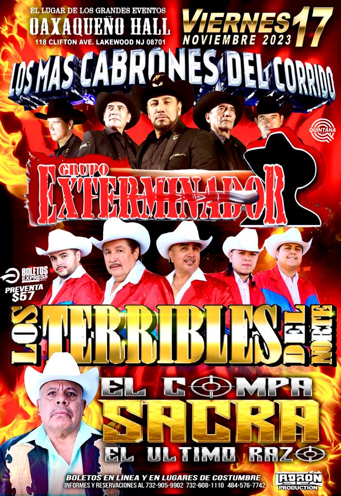 FESTIVAL DE LA HISPANIDAD ULTIMO JARIPEO EN ATLANTIC CIY NY LOS RIELEROS  DEL NORTE K-PAZ DE LA SIERRA DAREYES DE LA SIERRA Tickets - BoletosExpress