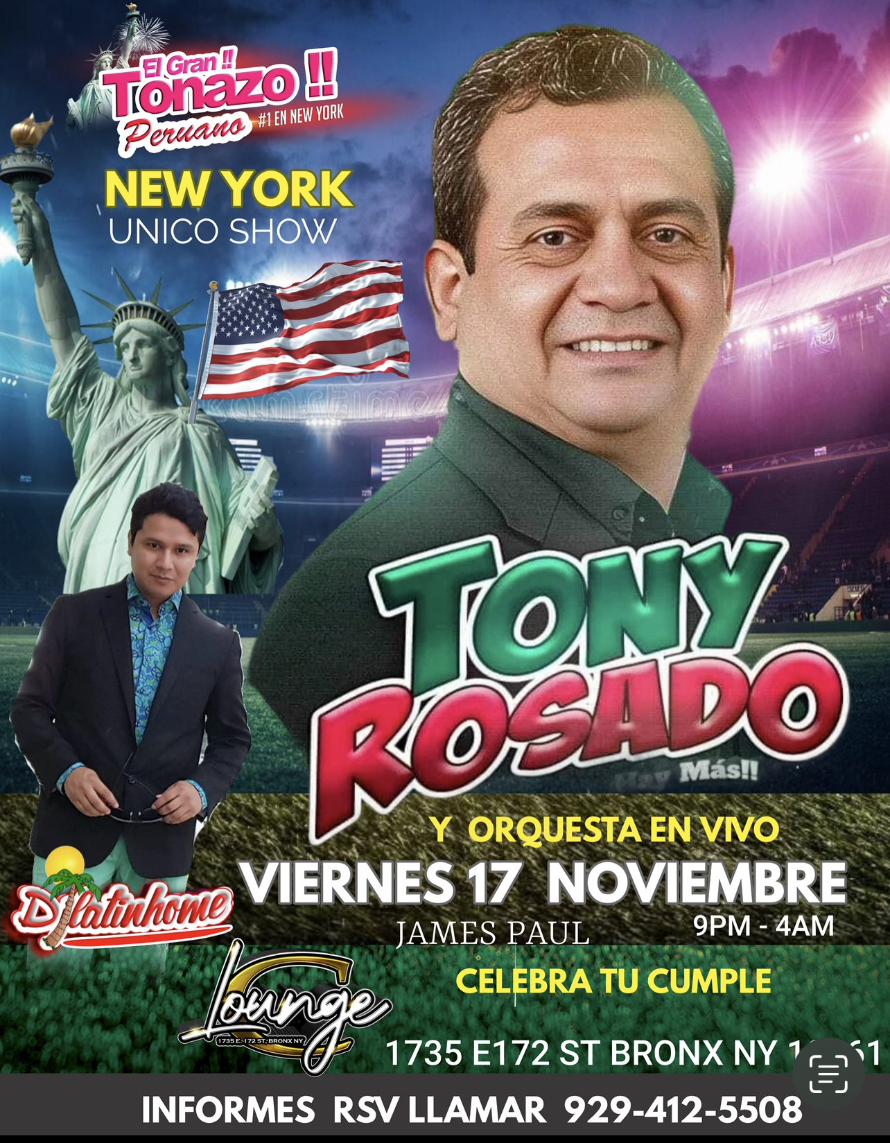 RUISEÑOR DE AMÉRICA TONY ROSADO