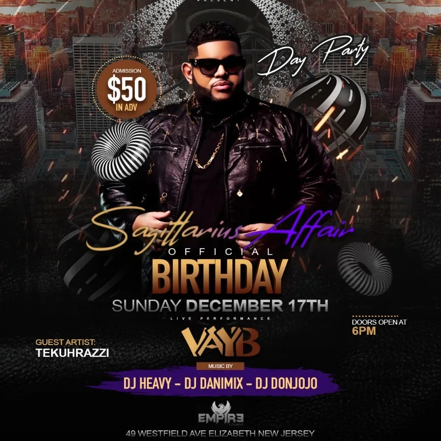 VAYB SAGITTARIUS DAY PARTY