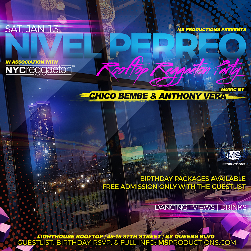 Rooftop Reggaeton Party: Nivel Perreo at Lighthouse Rooftop