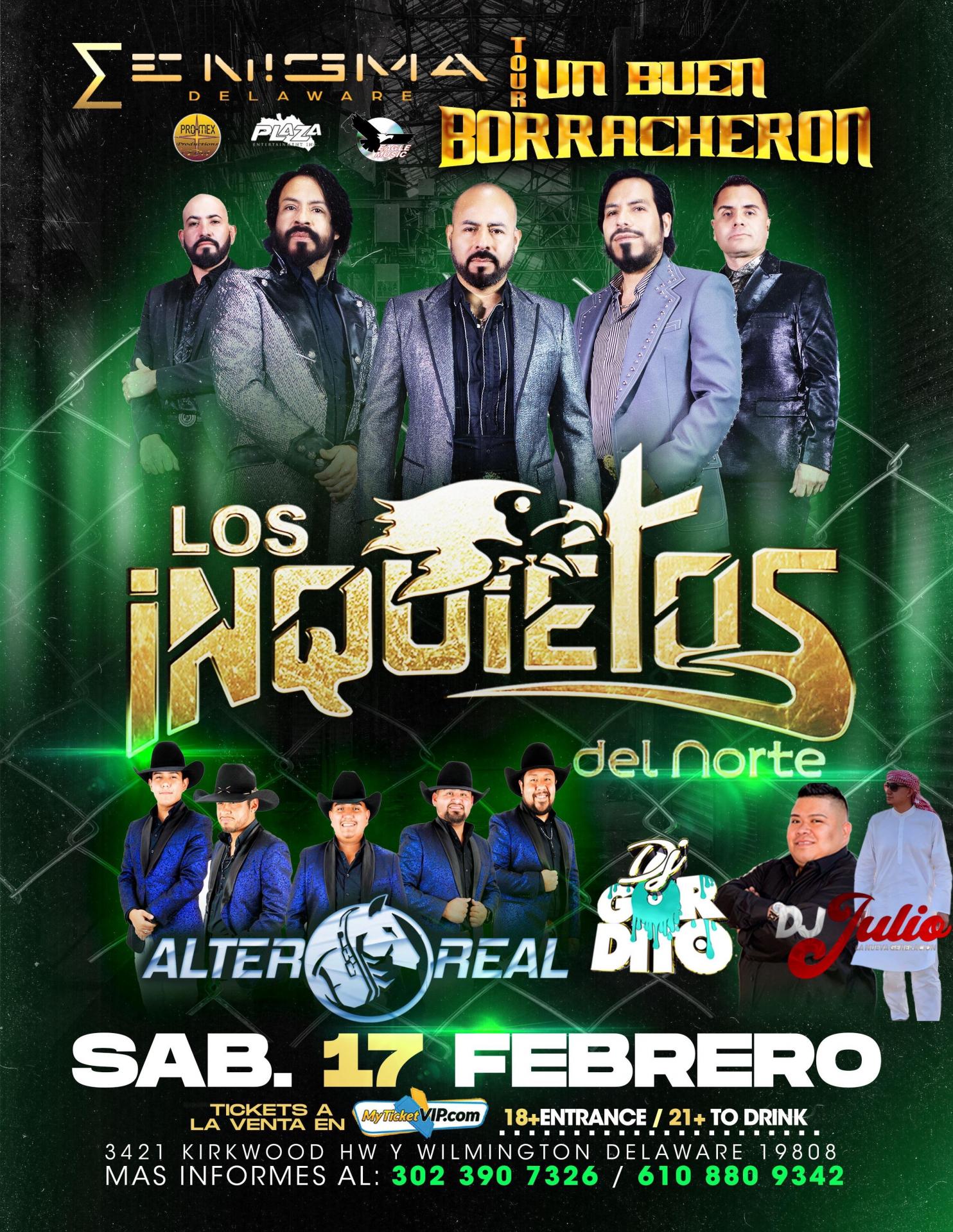 LOS INQUIETOS DEL NORTE Tickets BoletosExpress