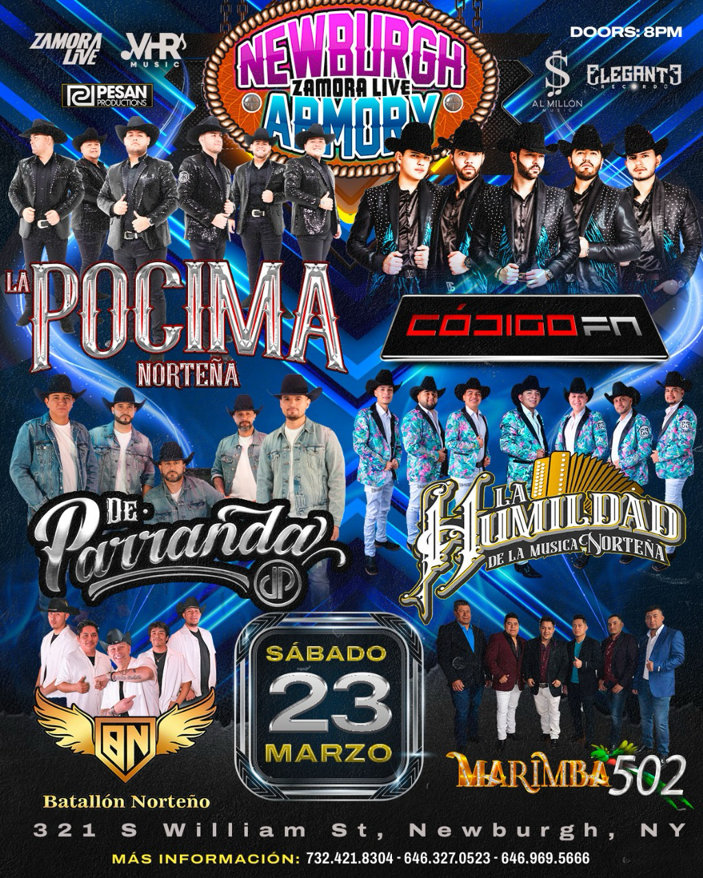 La Pocima Norteña • Codigo FN • De Parranda y mas! en Newburgh Armory