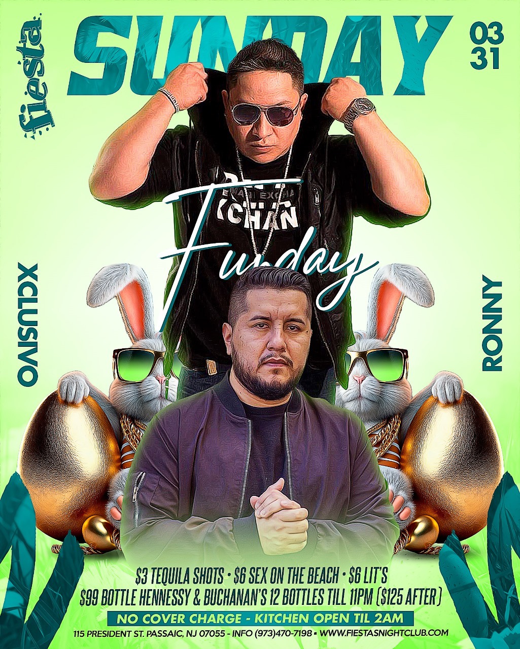 DJ XCLUSIVO; DJ RONNY, SUNDAY FUNDAY Tickets - BoletosExpress