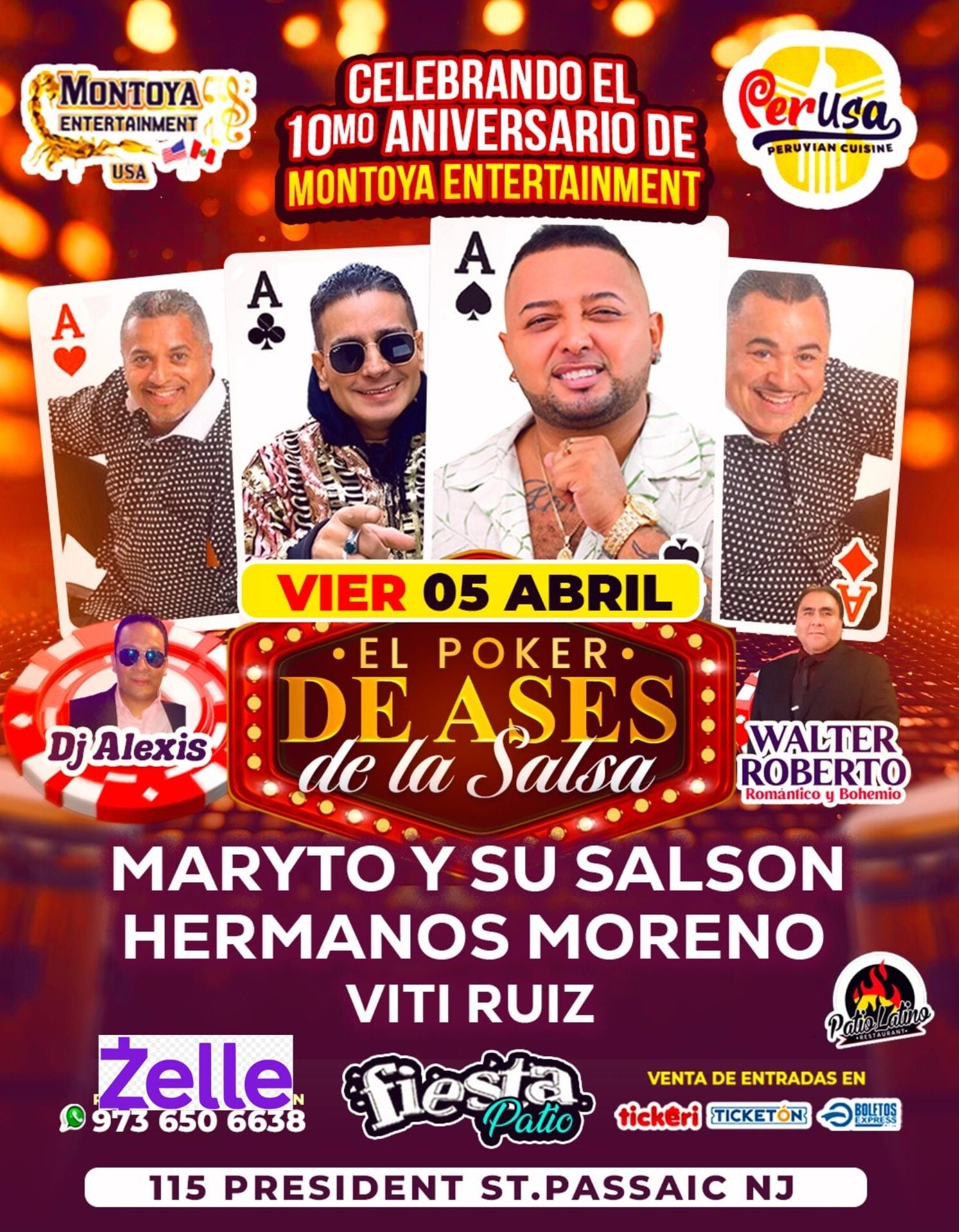 MARYTO Y SU SALSON, HERMANOS MORENO, VITI RUIZ Tickets - BoletosExpress