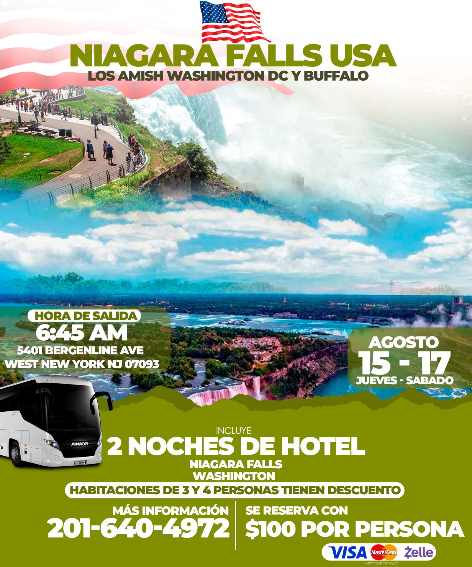 NIAGARA FALLS USA Tickets BoletosExpress