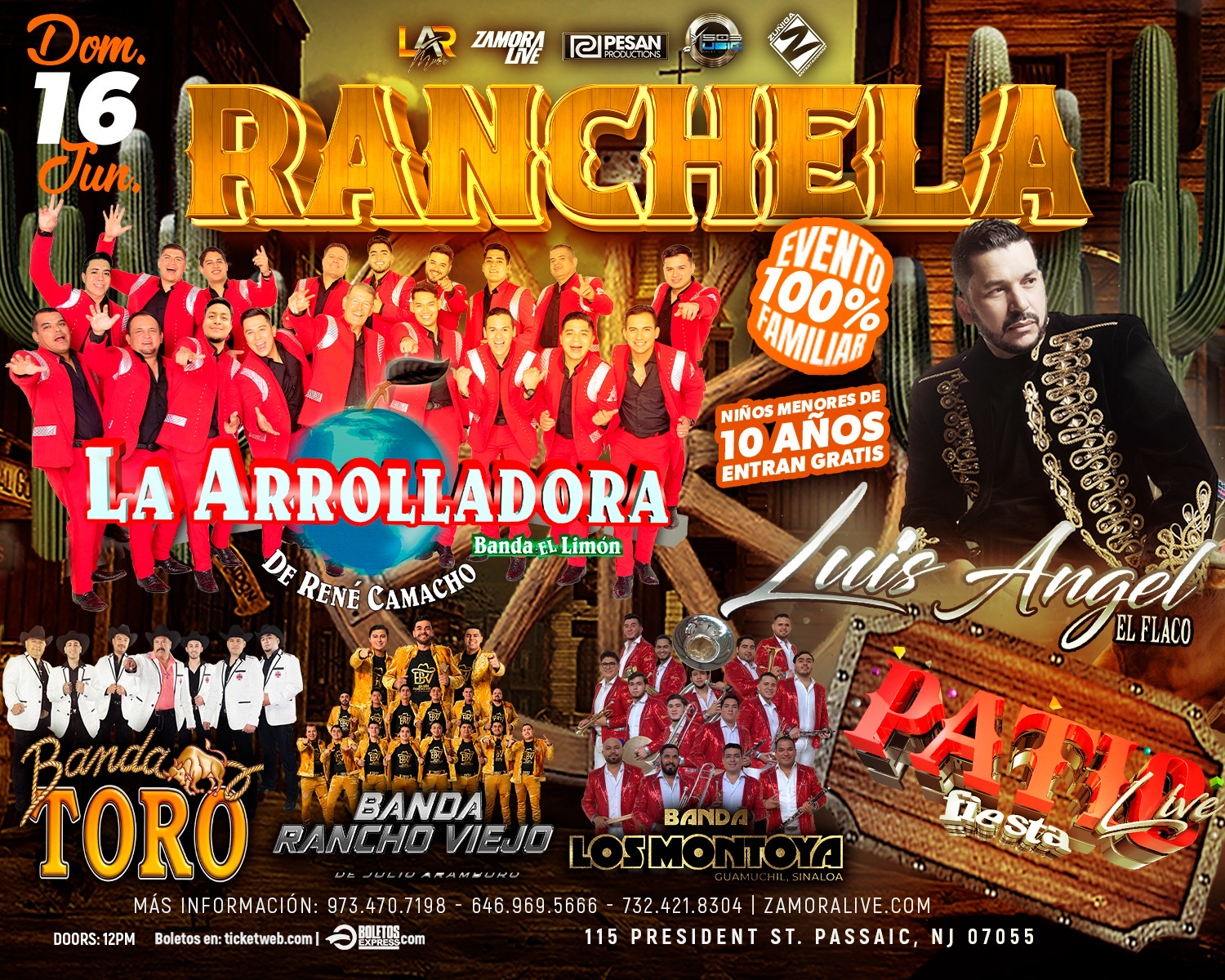 La Arrolladora Banda El Limon • Luis Angel “El Flaco” • Banda Rancho Viejo y más! En Fiesta Night Club (RANCHELA)