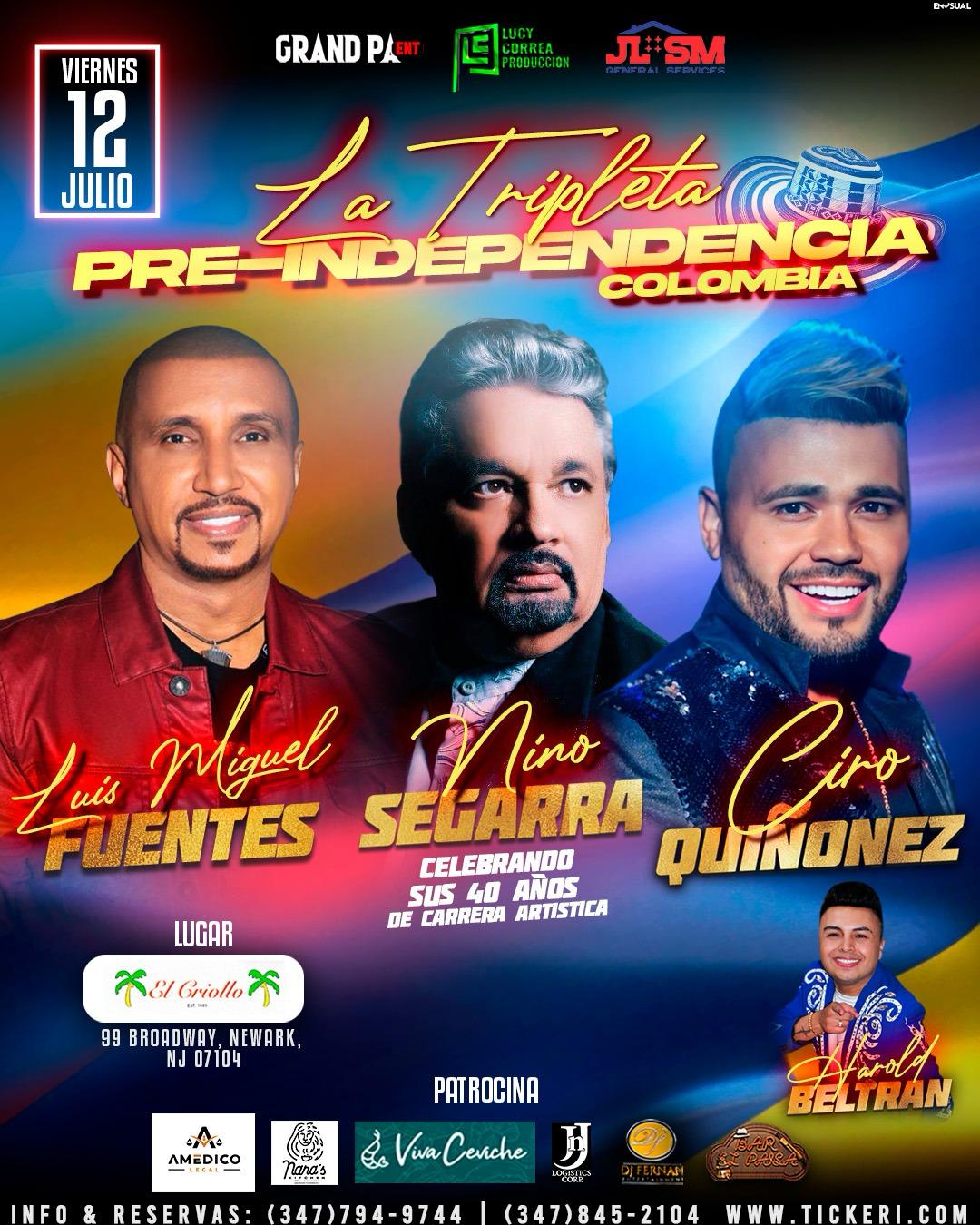 LUIS MIGUEL FUENTES, NINO SEGARRA Y CIRO QUIÑONEZ!!! LA TRIPLETA PRE-INDEPENDENCIA DE COLOMBIA