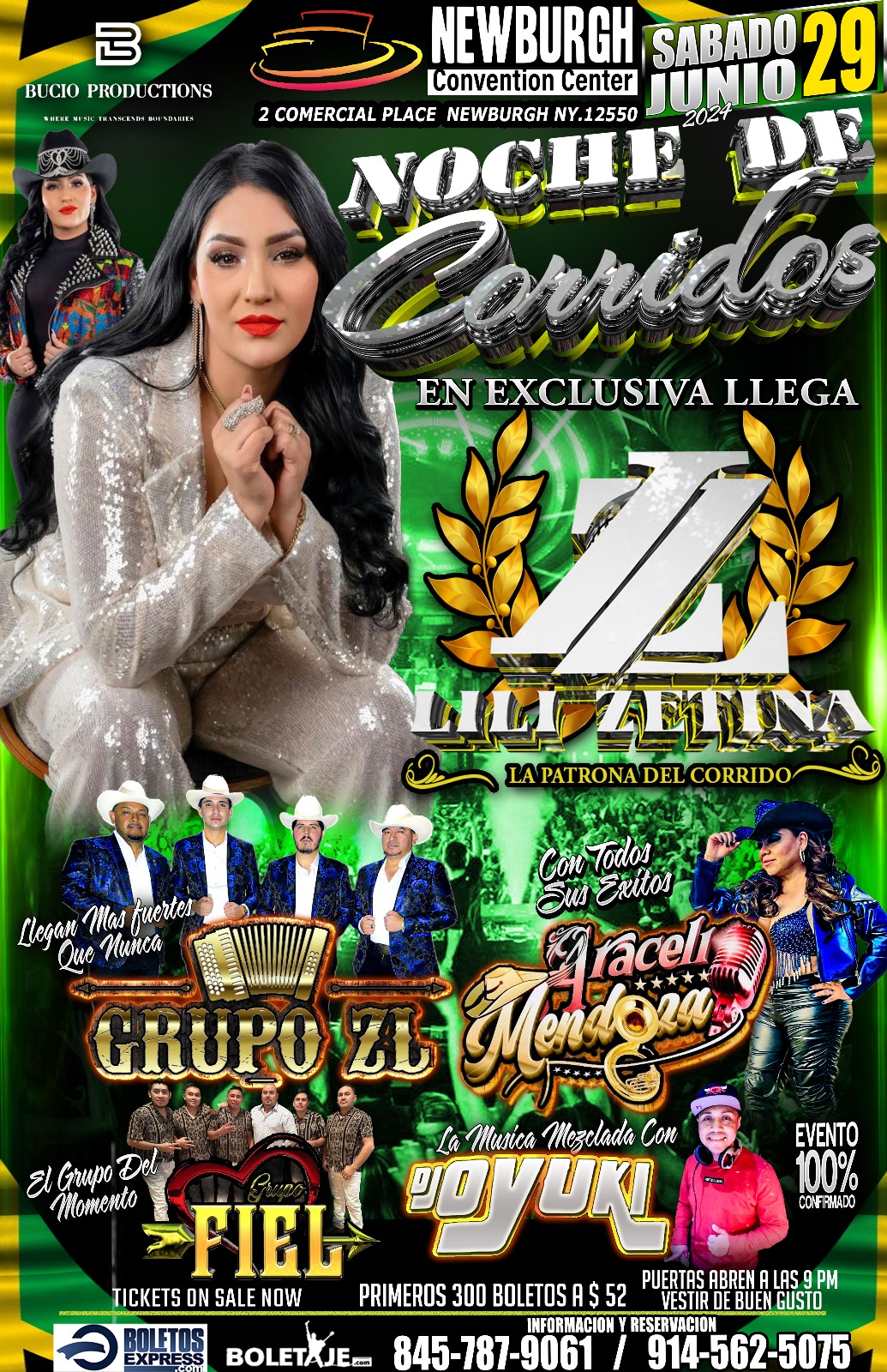 LILI ZETINA, GRUPO ZL, ARACELI MENDOZA Y MAS