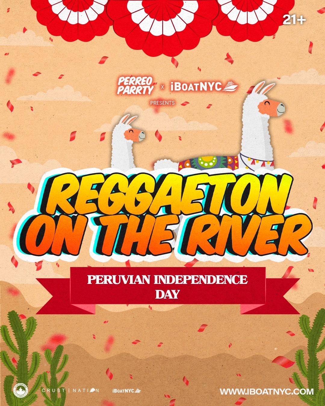REGGAETON on the RIVER | PERU  Independence Day Yacht Party Cruise