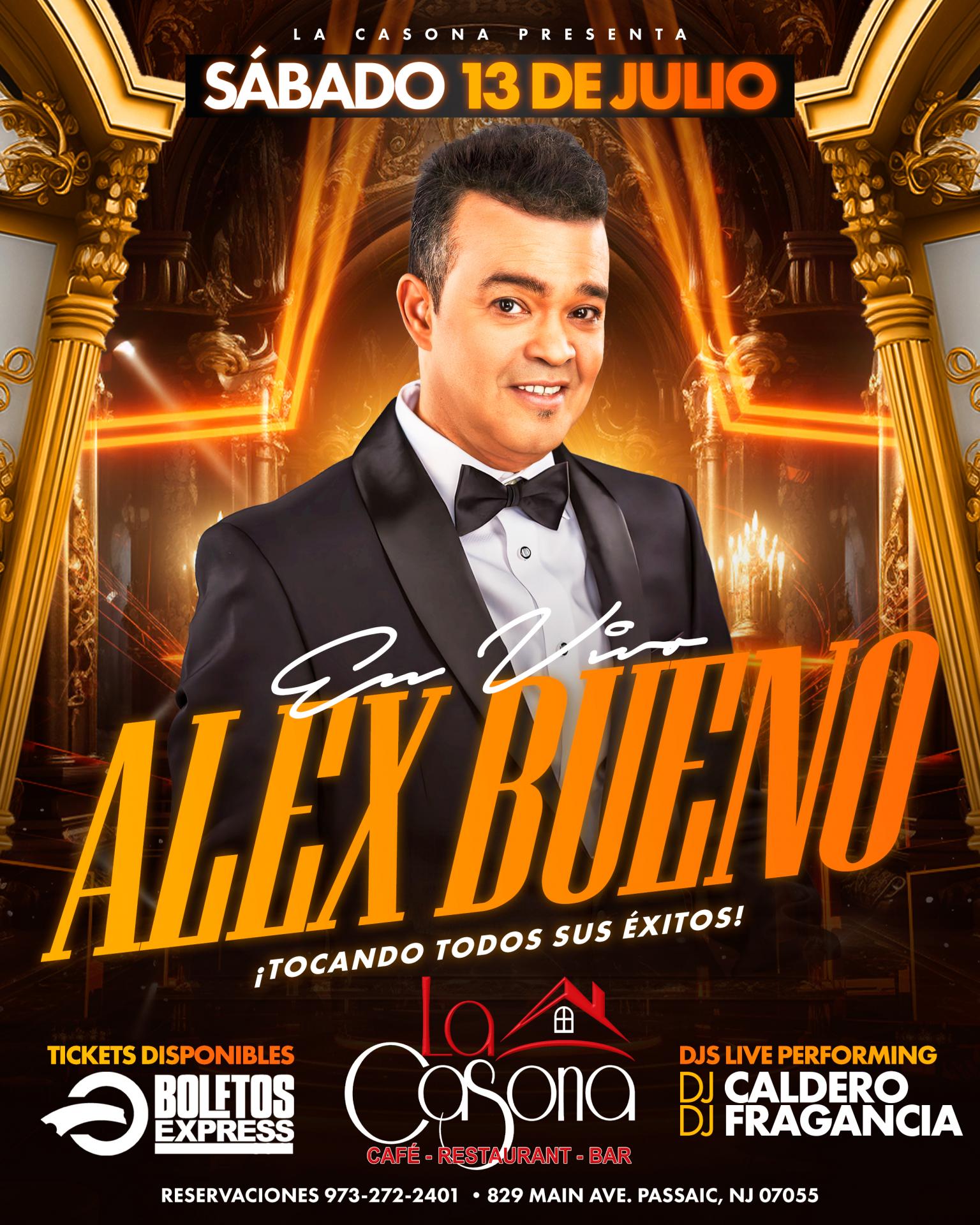 ALEX BUENO Tickets - BoletosExpress