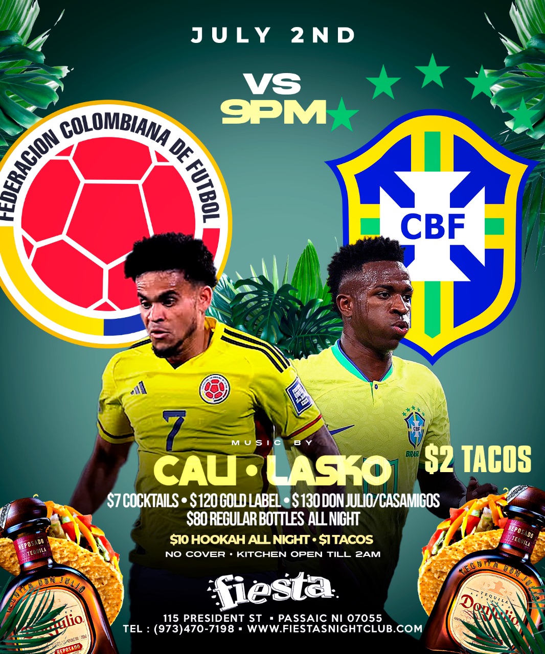 DJ CALI, DJ LASKO COPA AMERICA COLOMBIA VS. BRASIL