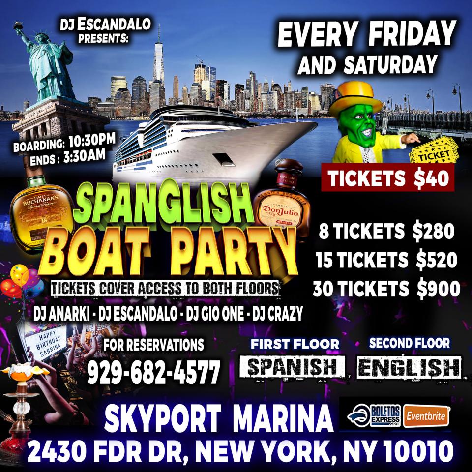 Spanglish Boat Party