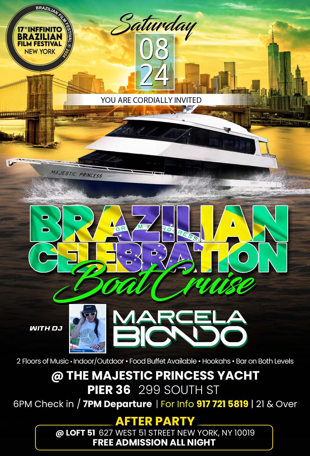 Sunset Brazilian  cruise with Marcela Biondo