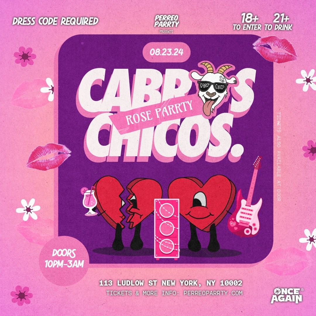 Cabros Chicos - The Rose Parrty - 18+ Latin & Reggaetón Dance Party