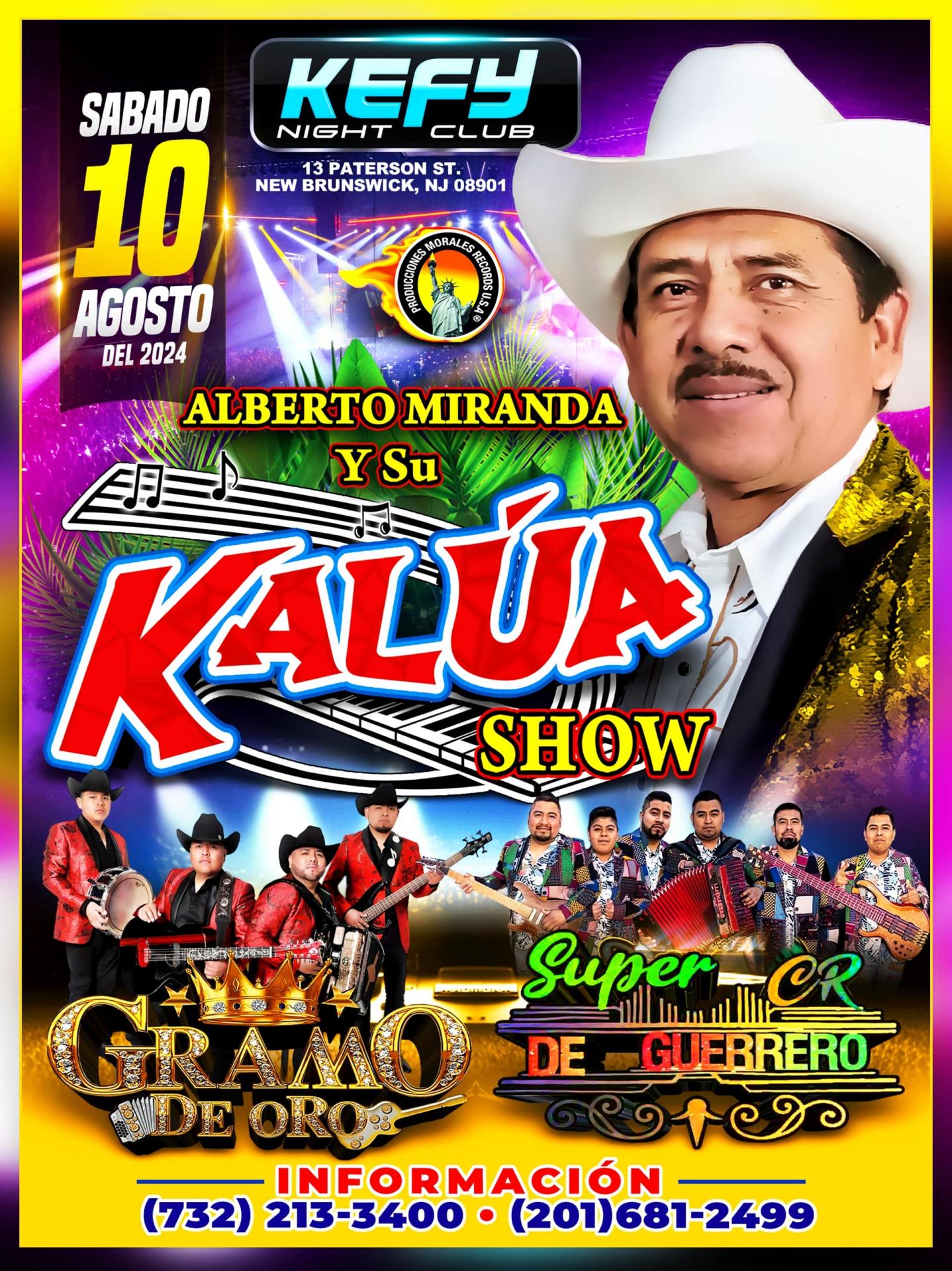 KALUA SHOW en New Brunswick NJ