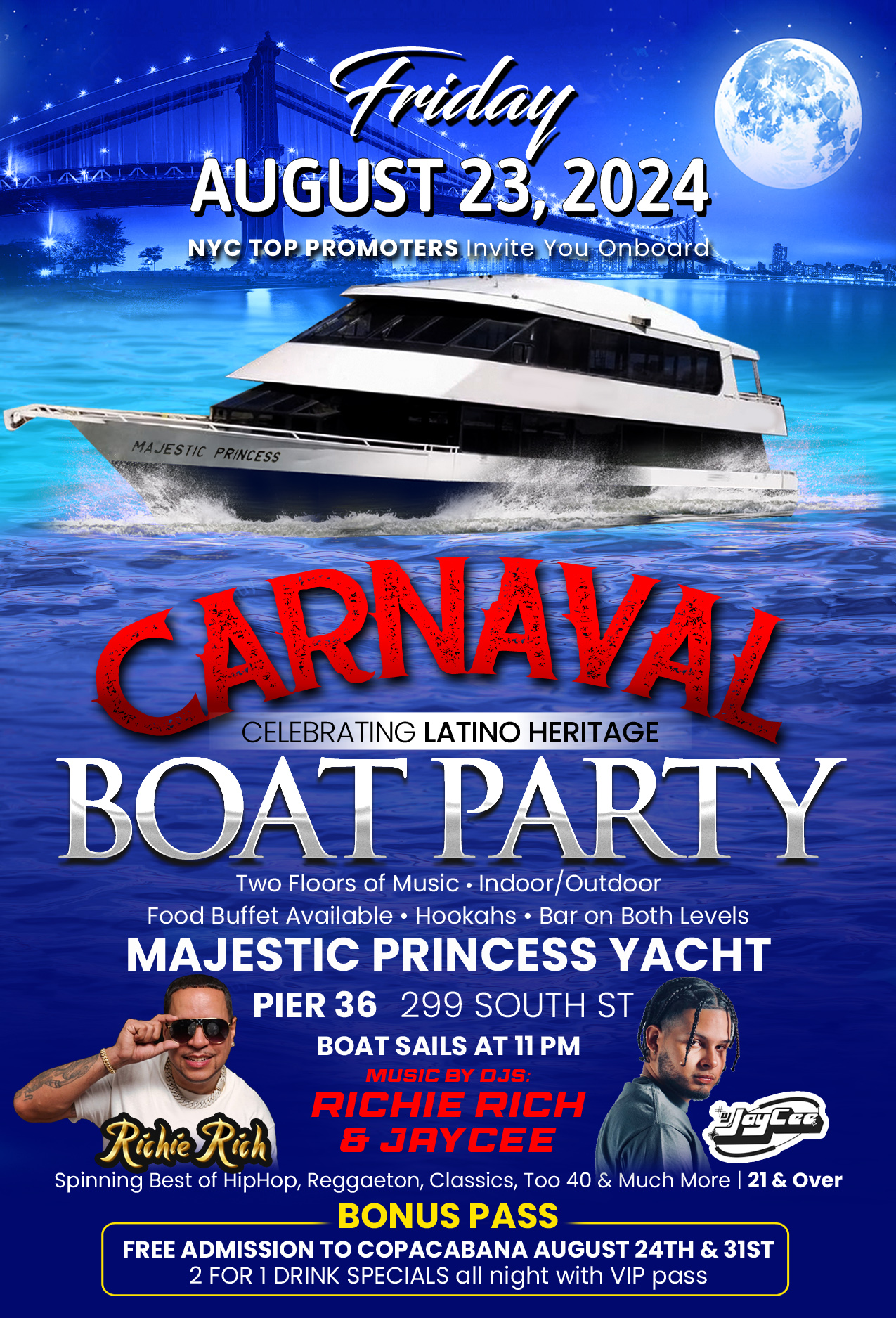 LATINO HERITAGE BOAT RIDE CARNAVAL