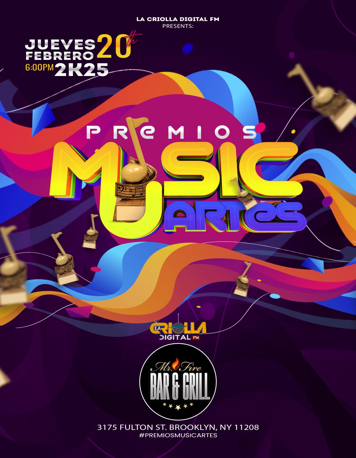 PREMIOS MUSIC ARTES