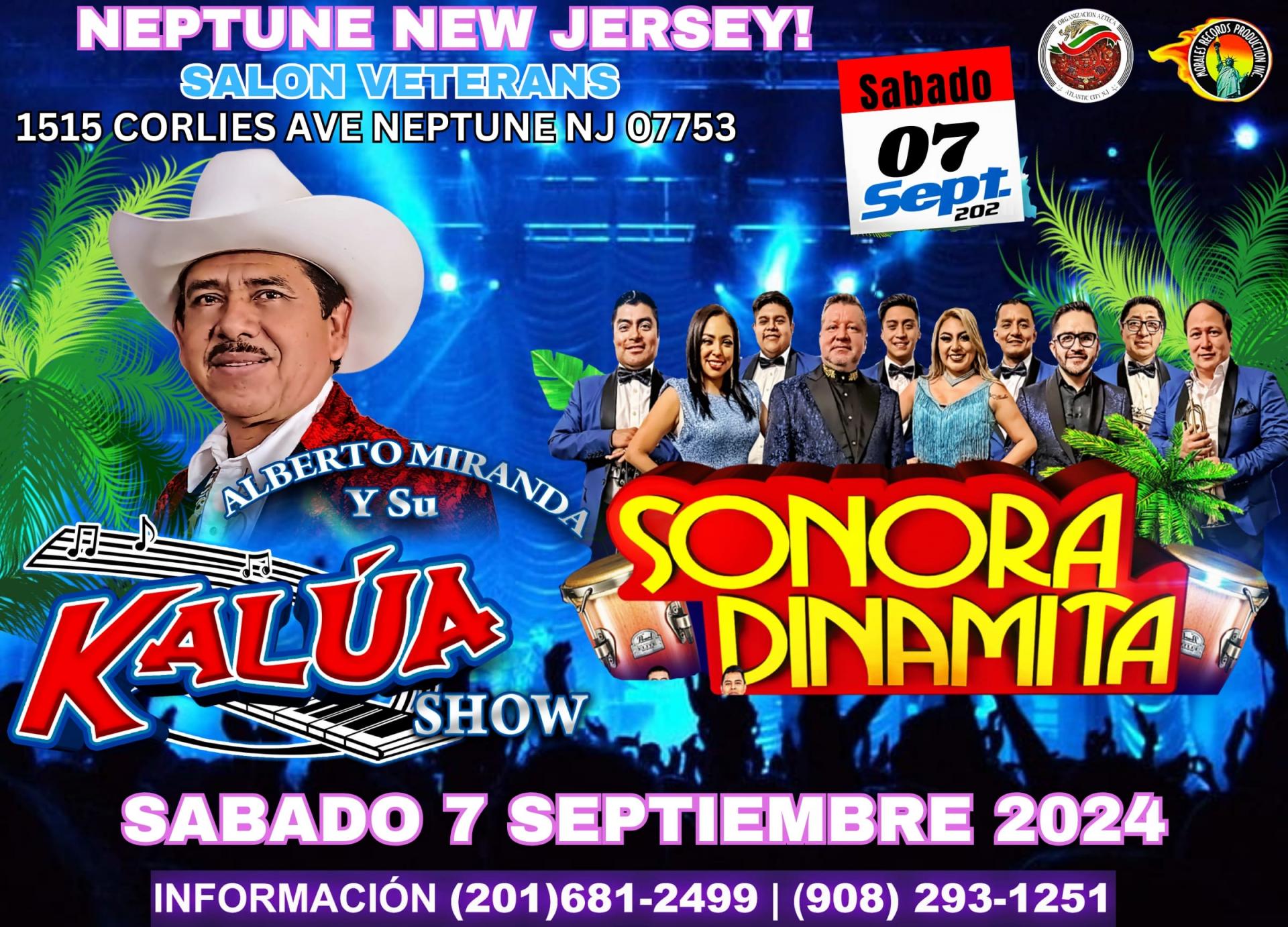 Kalua Show & Sonora Dinamita en Neptune NJ