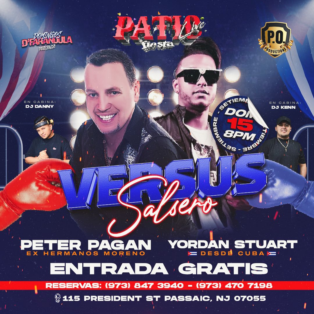 PETER PAGAN EX HERMANOS MORENO, YORDAN STUART DESDE CUBA   EN CABINA DJ DANNY, DJ KEVIN