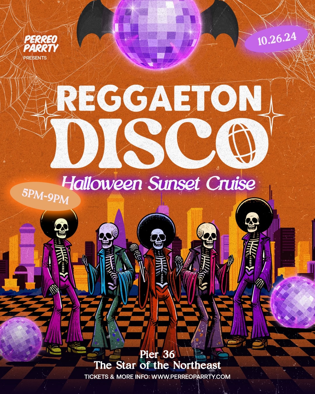 REGGAETON DISCO Halloween Sunset Party Cruise