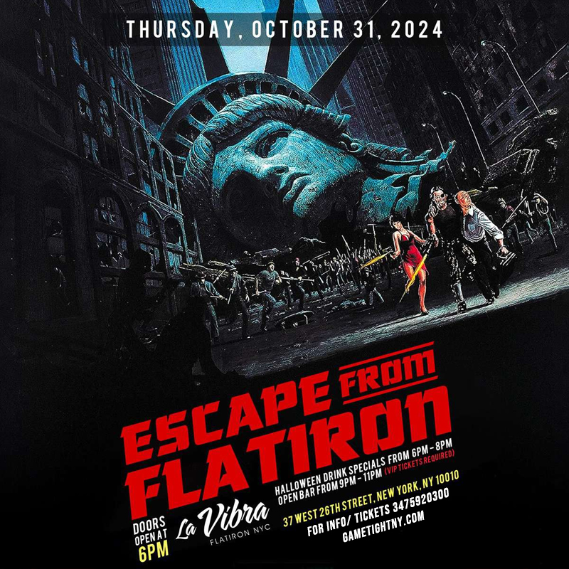 La Vibra NYC Escape from Flatiron Halloween Party 2024