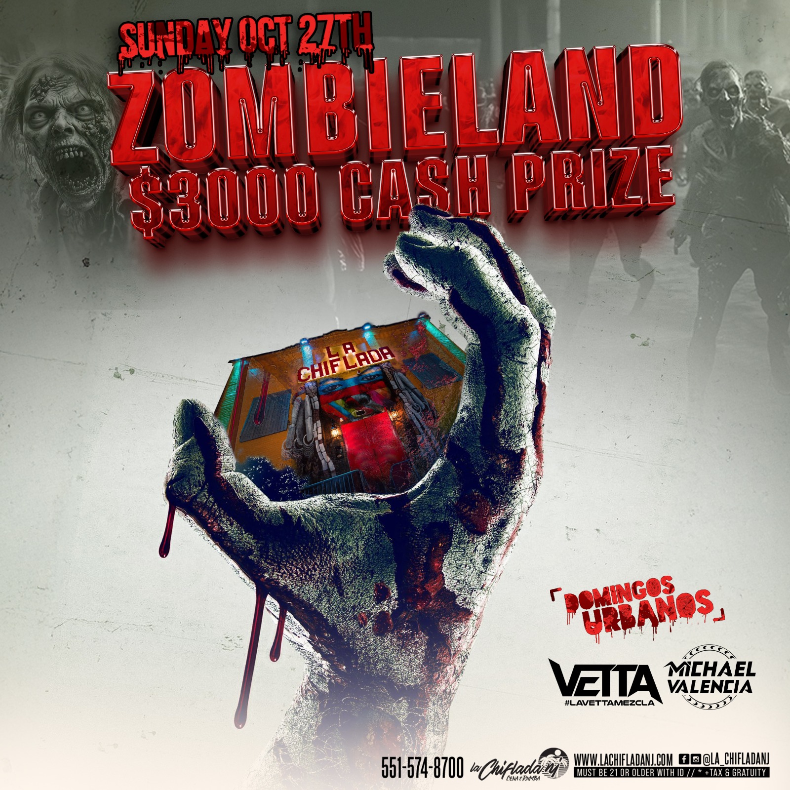 ZOMBIELAND: LA CHIFLADA NJ