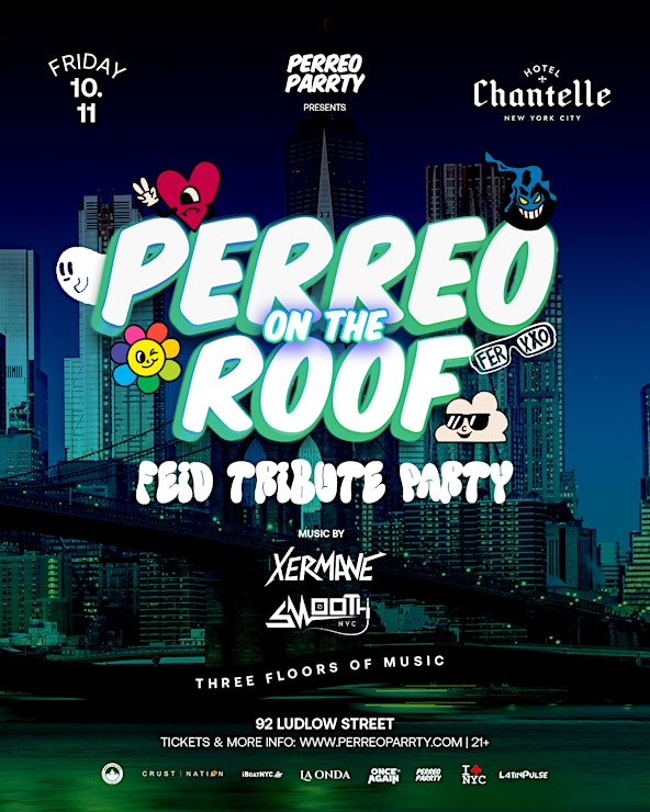 PERREO on the ROOF - Feid Tribute Party - Latin & Reggaeton Dance