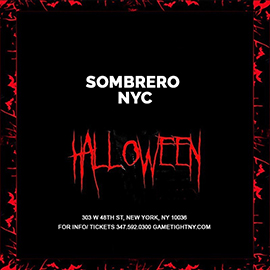 Sombrero NYC Halloween party 2024 only $15