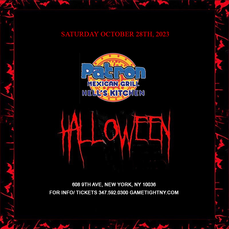 Patron NYC Halloween party 2024 only $15