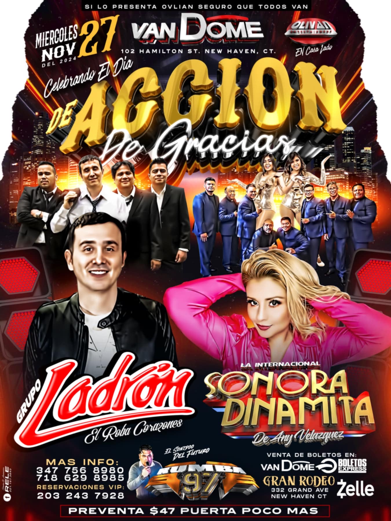 Grupo Ladron, International Sonora Dinamita Con Any Velasquez