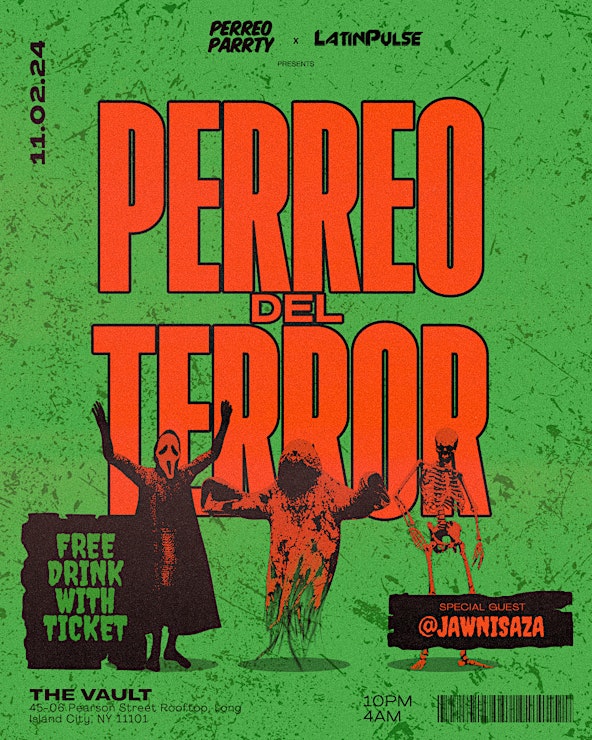 Perreo del Terror Halloween @ the The Vault Latin & Reggaeton Party