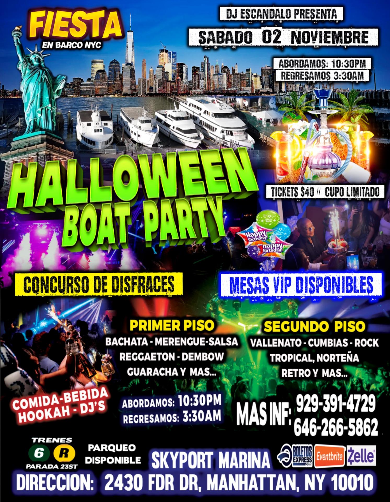 HALLOWEEN BOAT PARTY