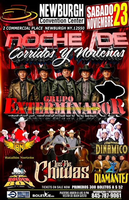 GRUPO EXTERMINADOR | CONJUNTO DINAMICO| LOS DE CHIVAS | GRUPO DIAMANTES |BATALLON NORTENO | SONIDO GOLDEN BOY