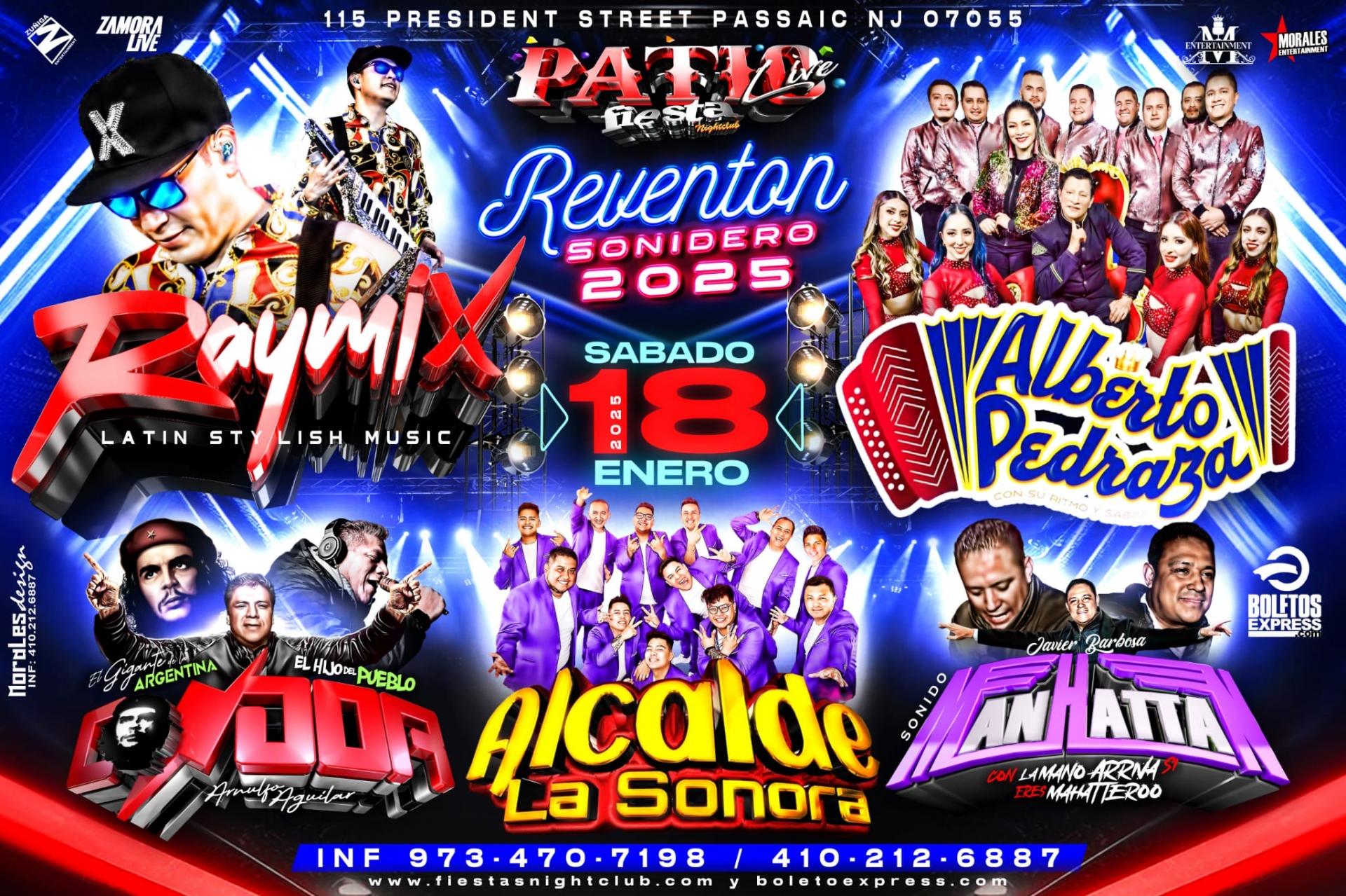 RAYMIX, ALBERTO PEDRAZA, SONIDO CÓNDOR, SONIDO MANHATTAN, ALCALDE LA SONORA