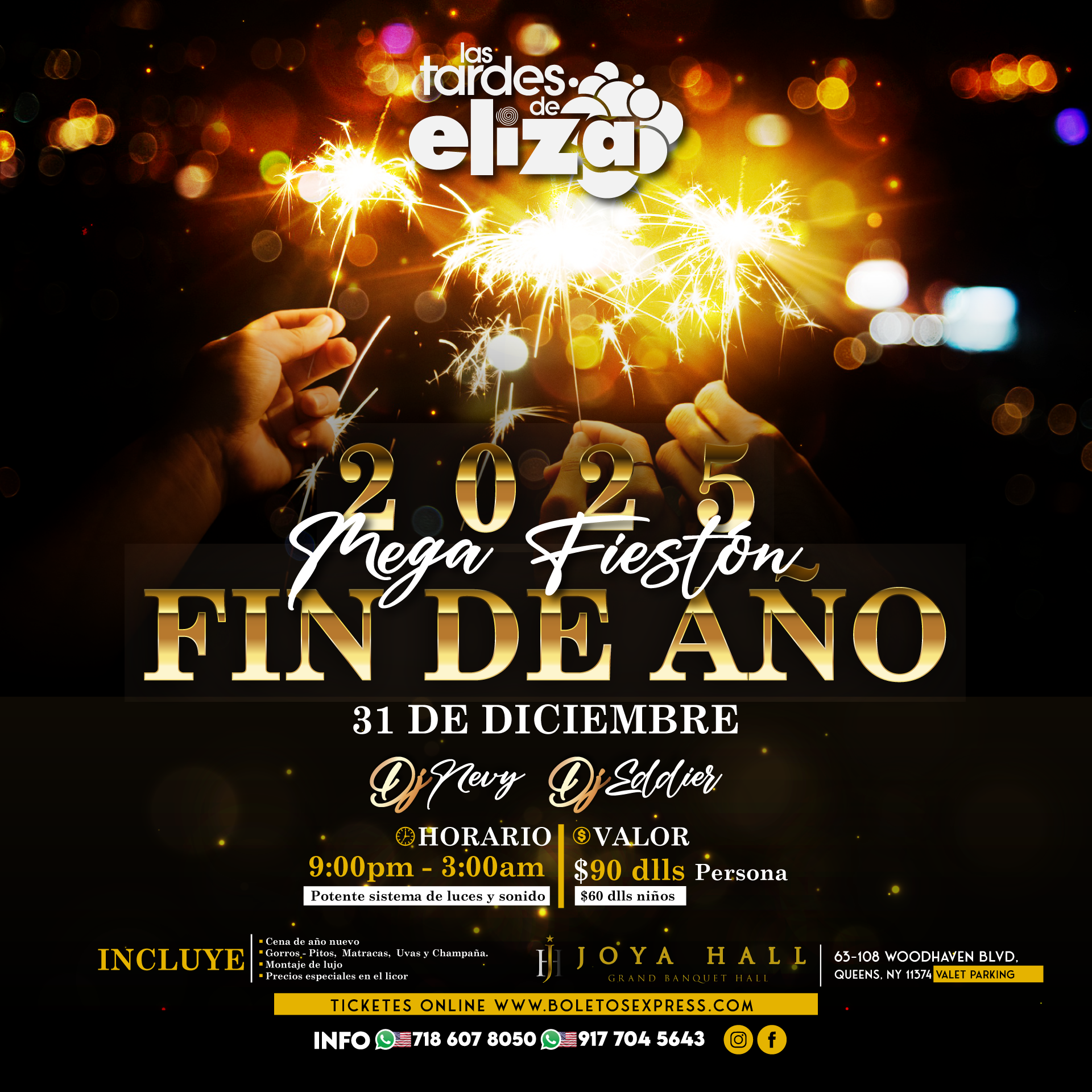 MEGA FIESTON LATINO DE FIN DE AÑO