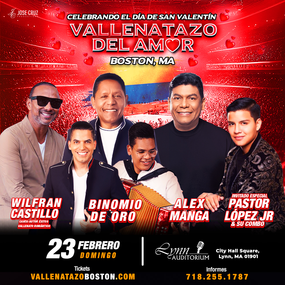 VALLENATAZO DEL AMOR EN LYNN, MA