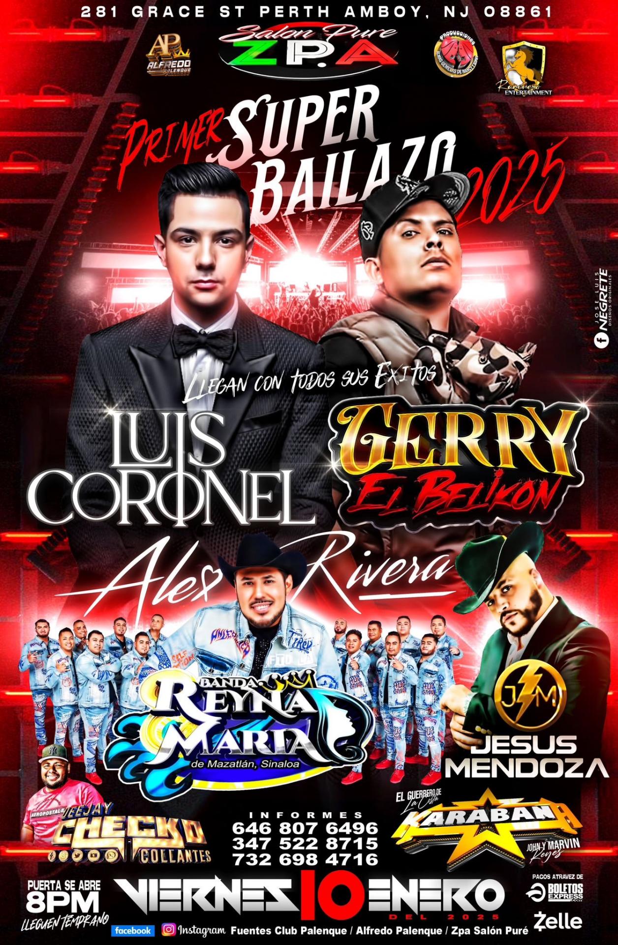 LUIS CORONEL | GERRY EL BELIKON | ALEX RIVERA